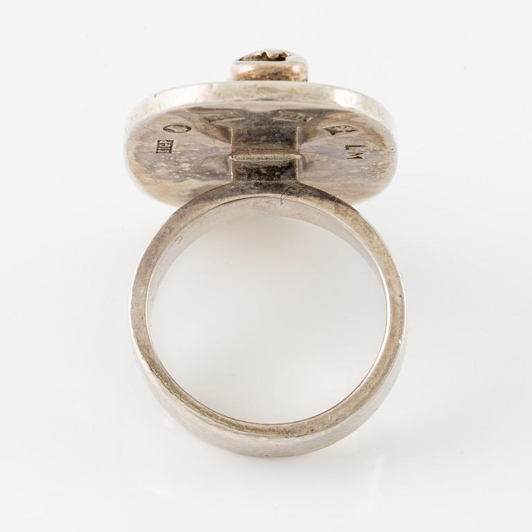 Sigurd Persson, en ring, sterlingsilver.