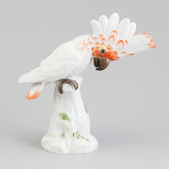 A Meissen figure of a 'Kakadua', Germany, 1950's.