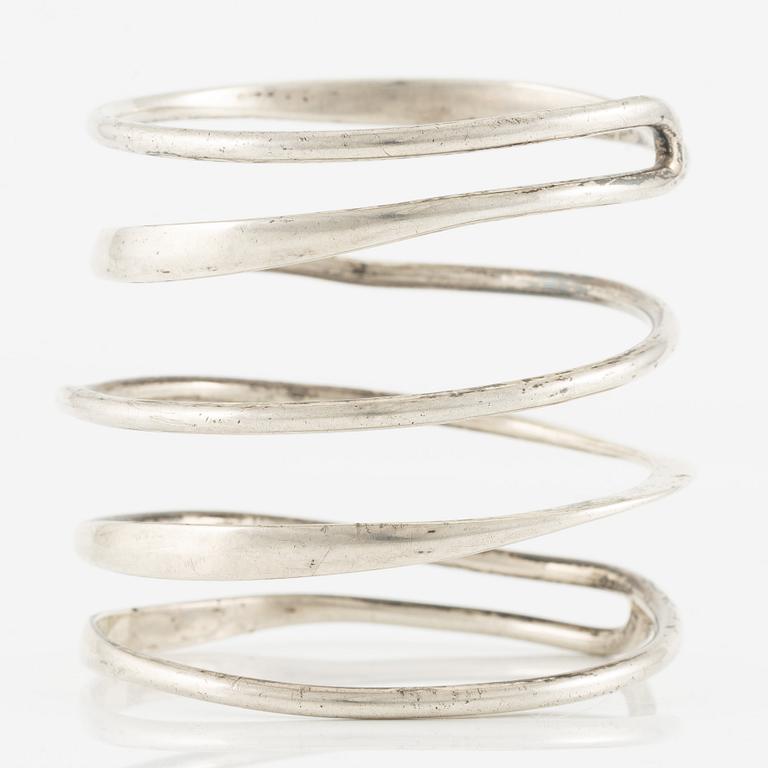 Bent Knudsen, armring, silver, Denmark.