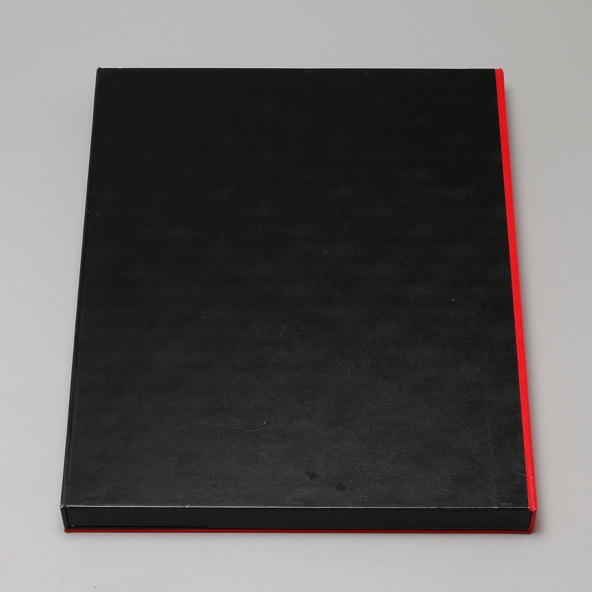 7 serigraphs in a folder, "ION", Falaize, 1989. numbered 167/200.