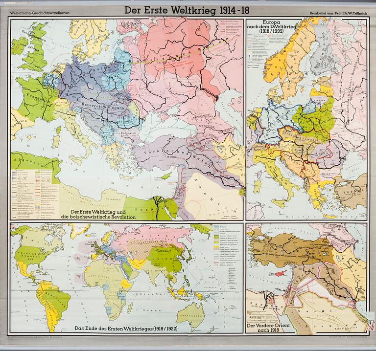 SKOLKARTA, "Der Erste Weltkrieg 1914-1918. 1900-talets andra hälft.