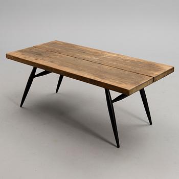 ILMARI TAPIOVAARA, A COFFEE TABLE. Pirkka. Burn stamped Laukaan puu made in Finland Tapiovaara Design. 1957.