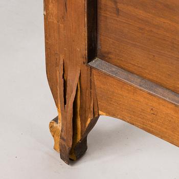 A pair of early 20th Century art nouveau style beds.