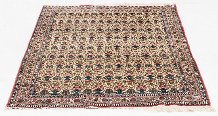 Rug, Ghom, silk, approximately 176 x 126 cm.