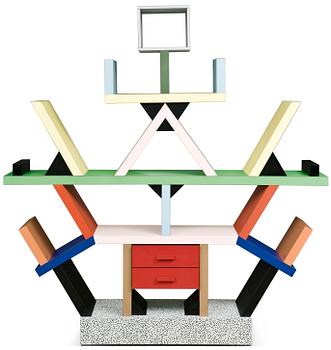 An Ettore Sottsass bookcase "Carlton" by Memphis, Italy, 1980's.