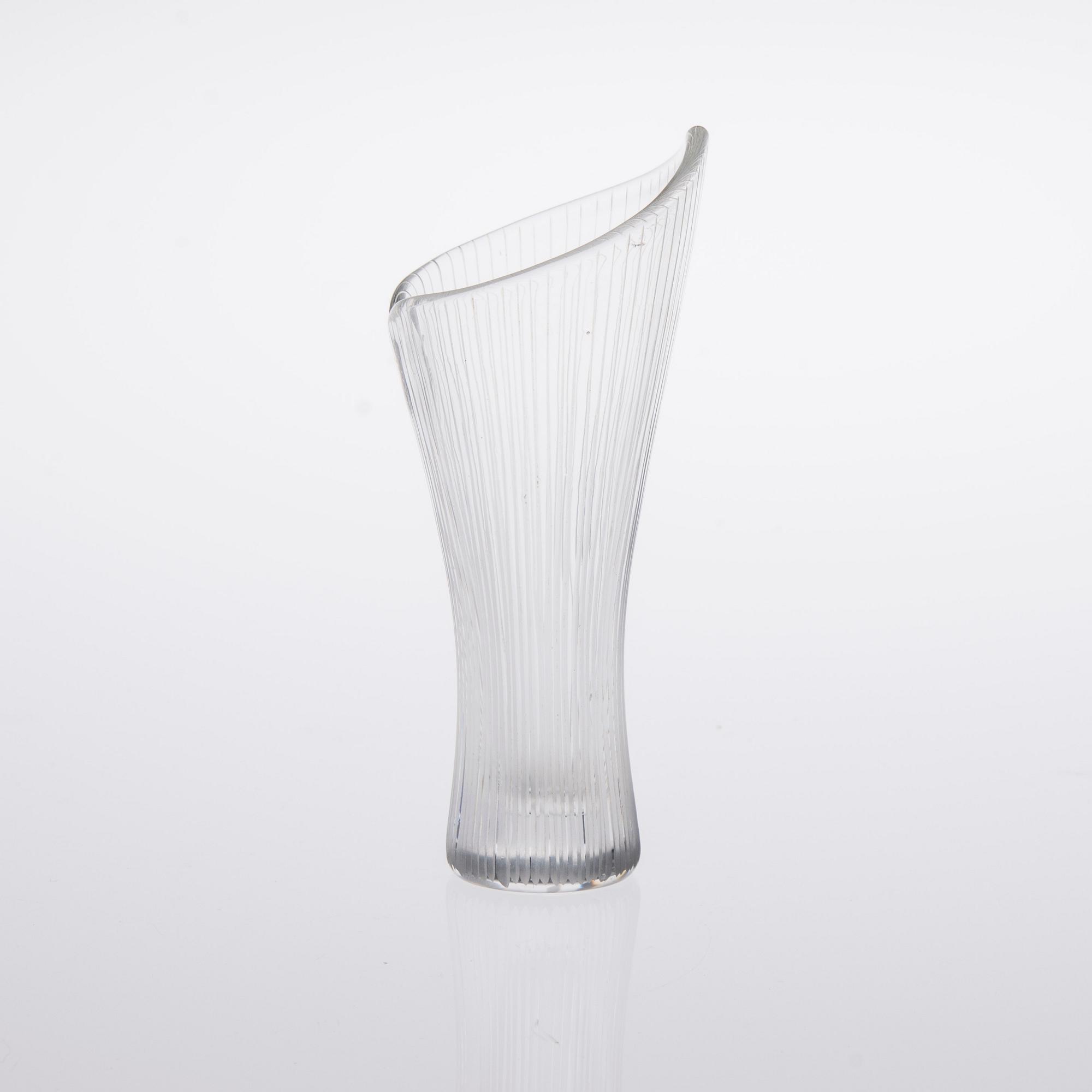 VAS, glas, signerad Tapio Wirkkala Iittala -55.
