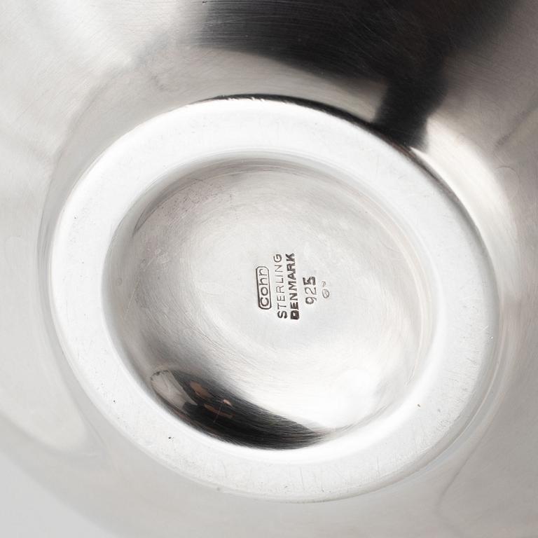 Hans Bunde, vas, sterlingsilver, Cohr, Danmark.