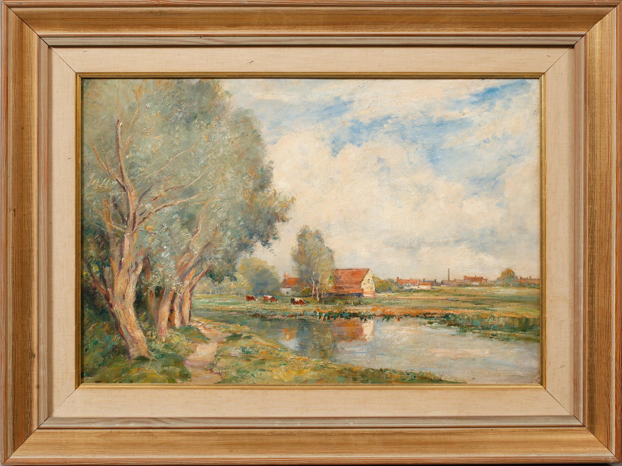JAMES HERBERT SNELL, tillskriven, olja på pannå, signerad.