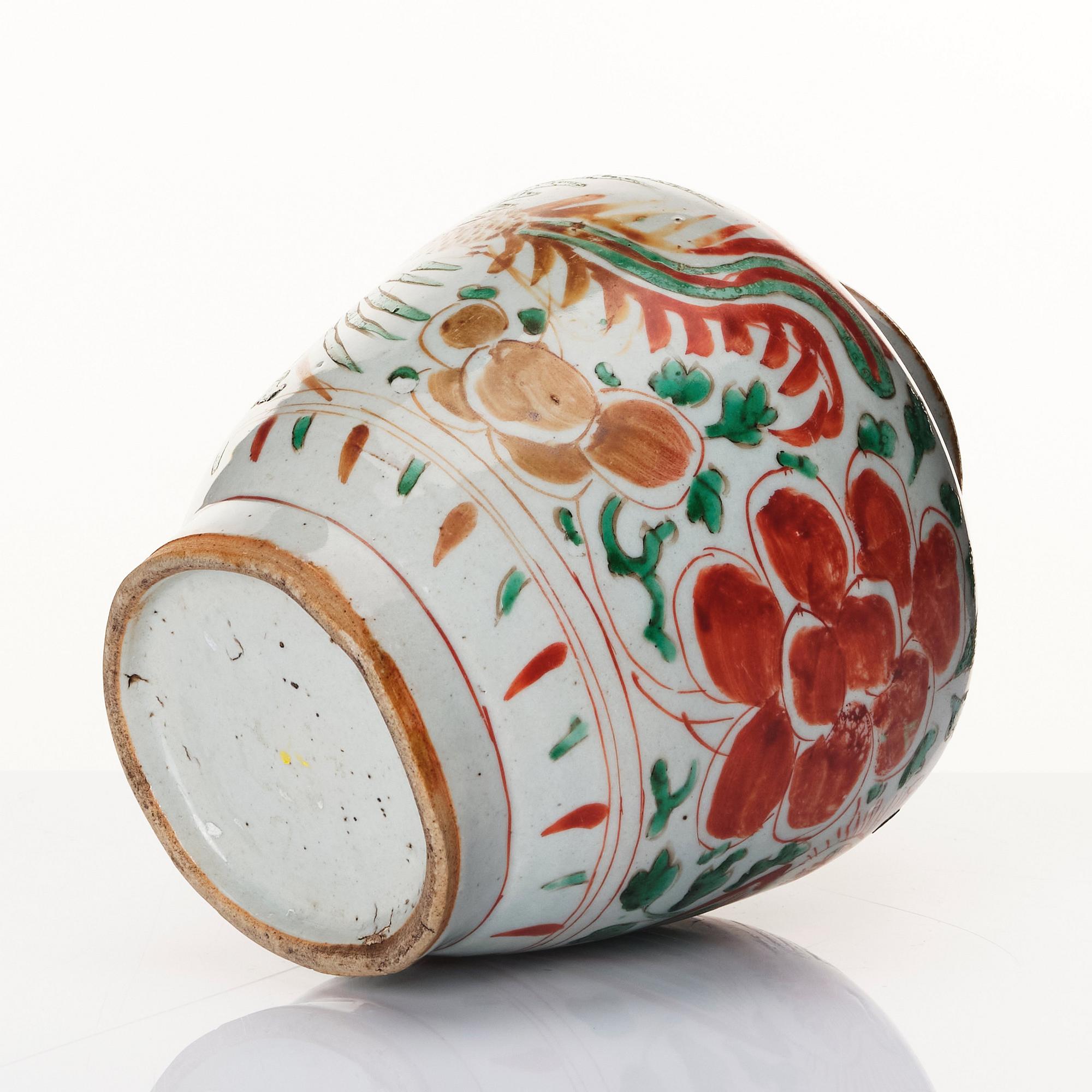 Kruka, porslin. Transition, 1600-tal.