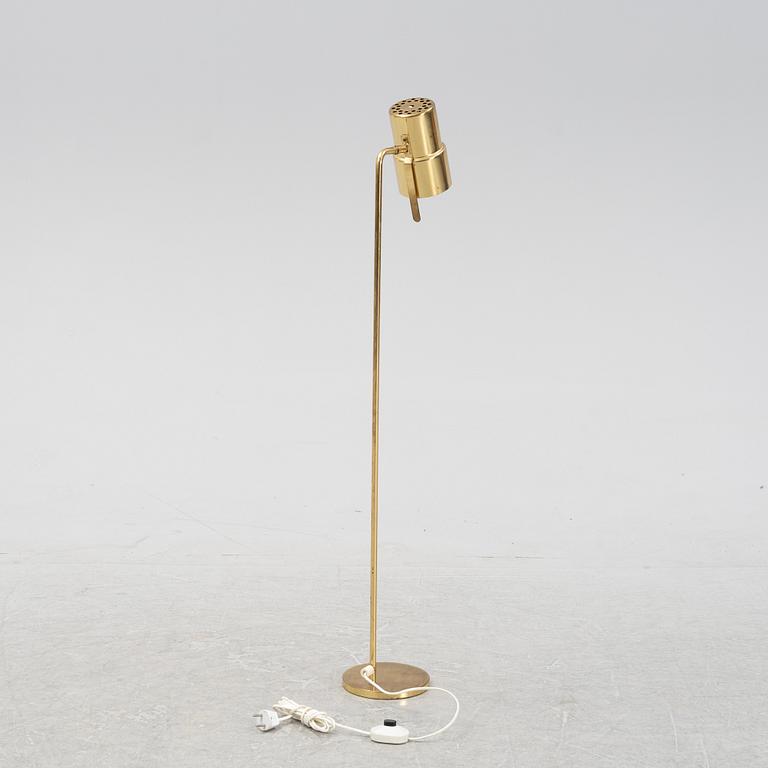 Hans-Agne Jakobsson, a model 'G154' brass floor light, Markaryd.