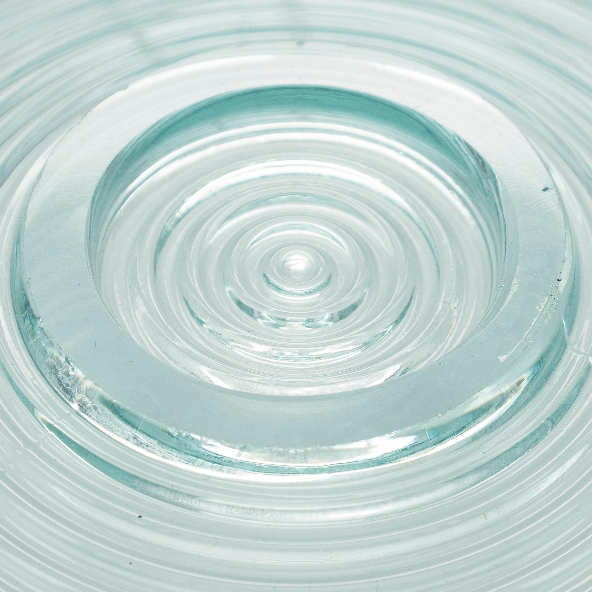 Aino Aalto, glass model 4059 and a plate 4147, for Karhula Glassworks, in production 1937-1938.