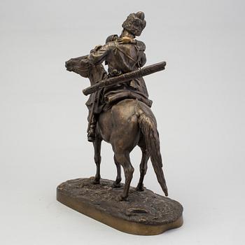 EVGENY ALEXANDROVITCH LANCERAY, Sculpture, bronze, signed.