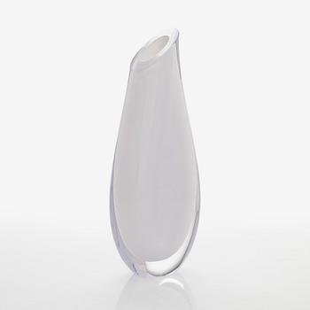 Ritva-Liisa Pohjalainen, A glass vase, signed 2015 Ritva-Liisa Pohjalainen 27/100.