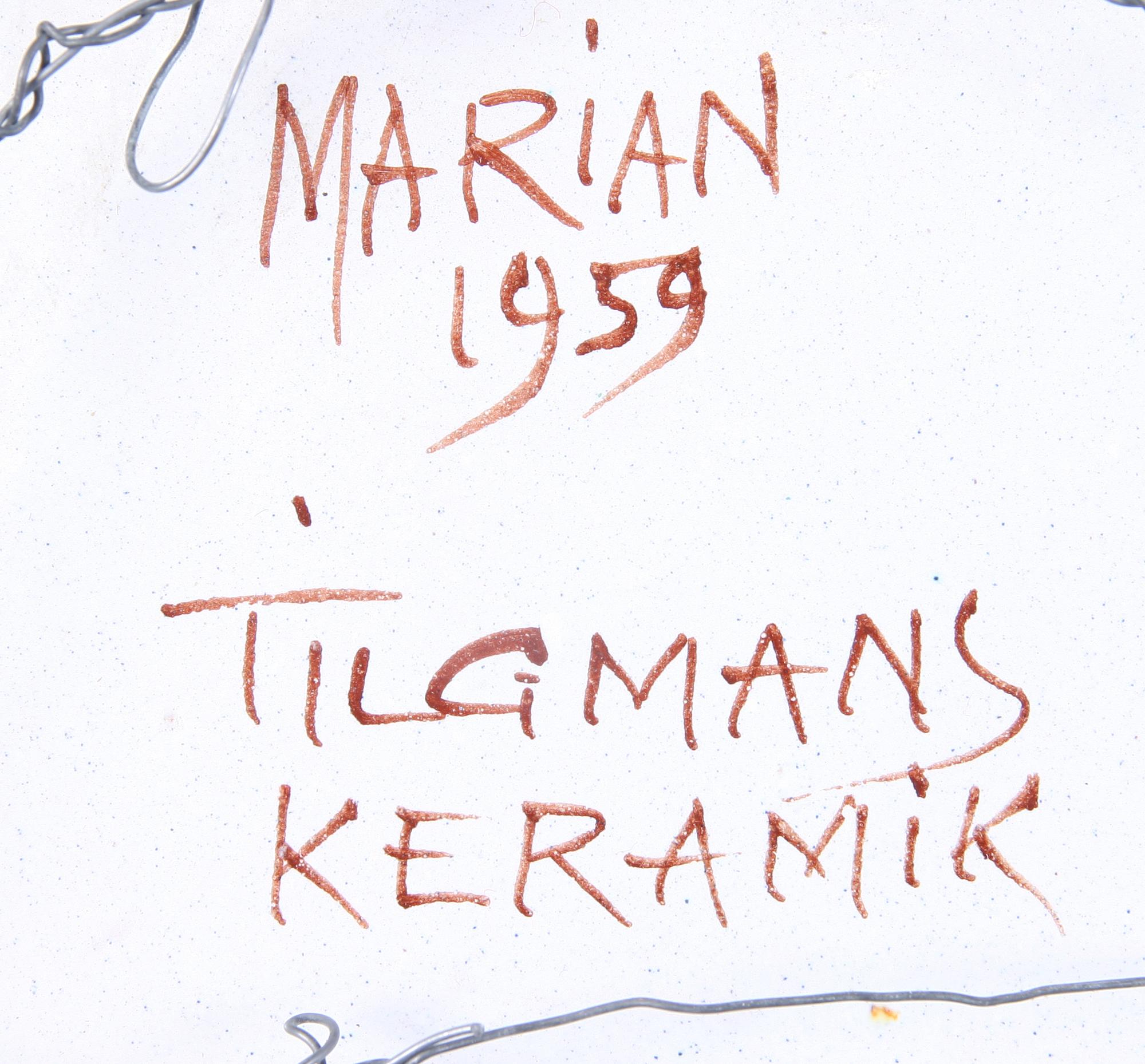 FAT, glaserat lergods, Marian Zawadsky för Tilgmans.