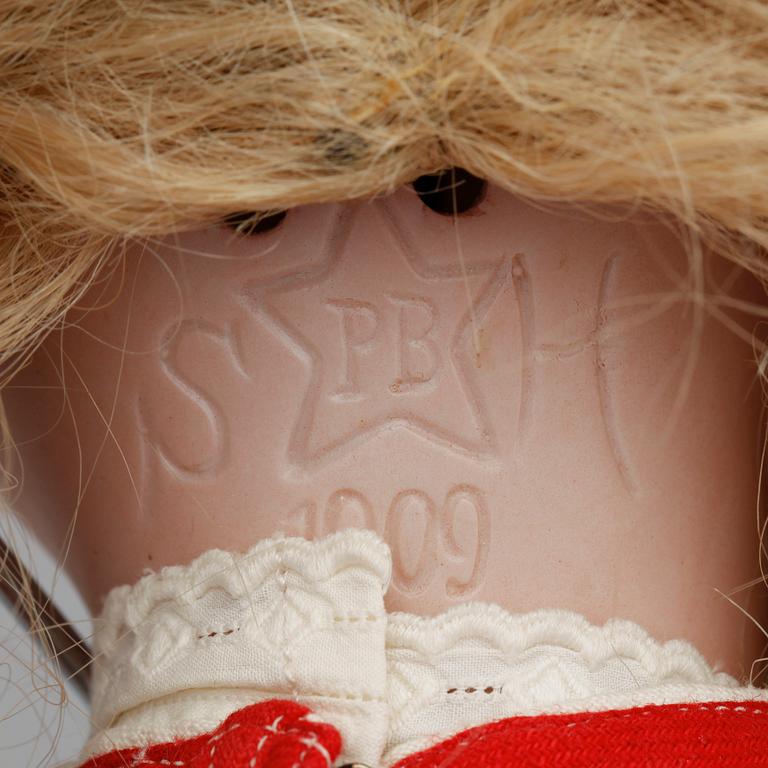 FLICKDOCKA. Biskvi. Schoenau & Hoffmeister 1909, Tyskland 1900-talets början.