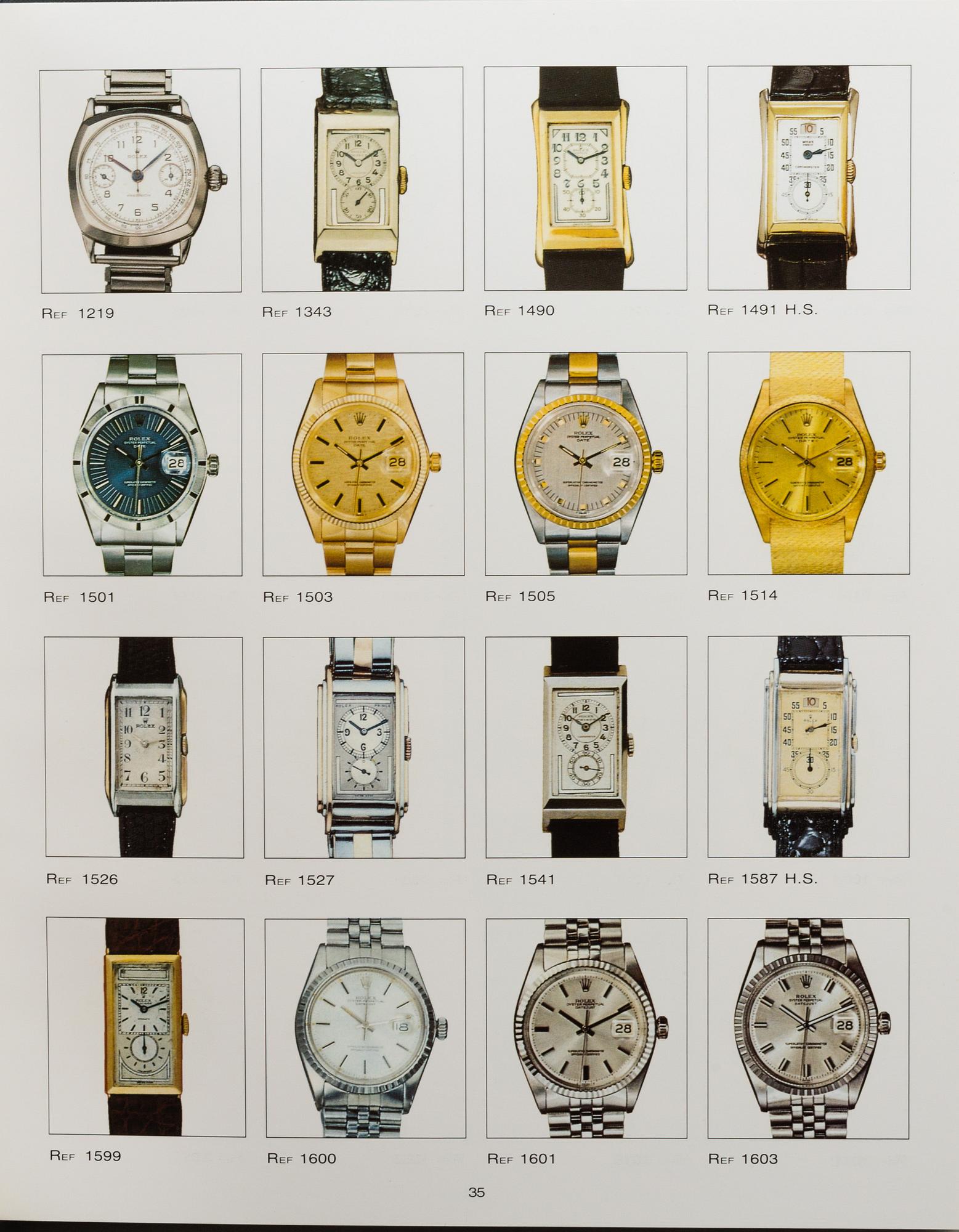 BÖCKER, 2 st, bl.a. "Orologi da Pulso Wristwatches Rolex", Osvaldo Patrizzi, Guido Mondani Editore, 1995.