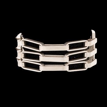 Karl-Ingemar Johansson armband silver, Göteborg 1975.