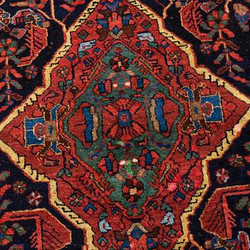 A CARPET, a semi-antique/old Bidjar, ca 210-213,5 x 140,5-144 cm.