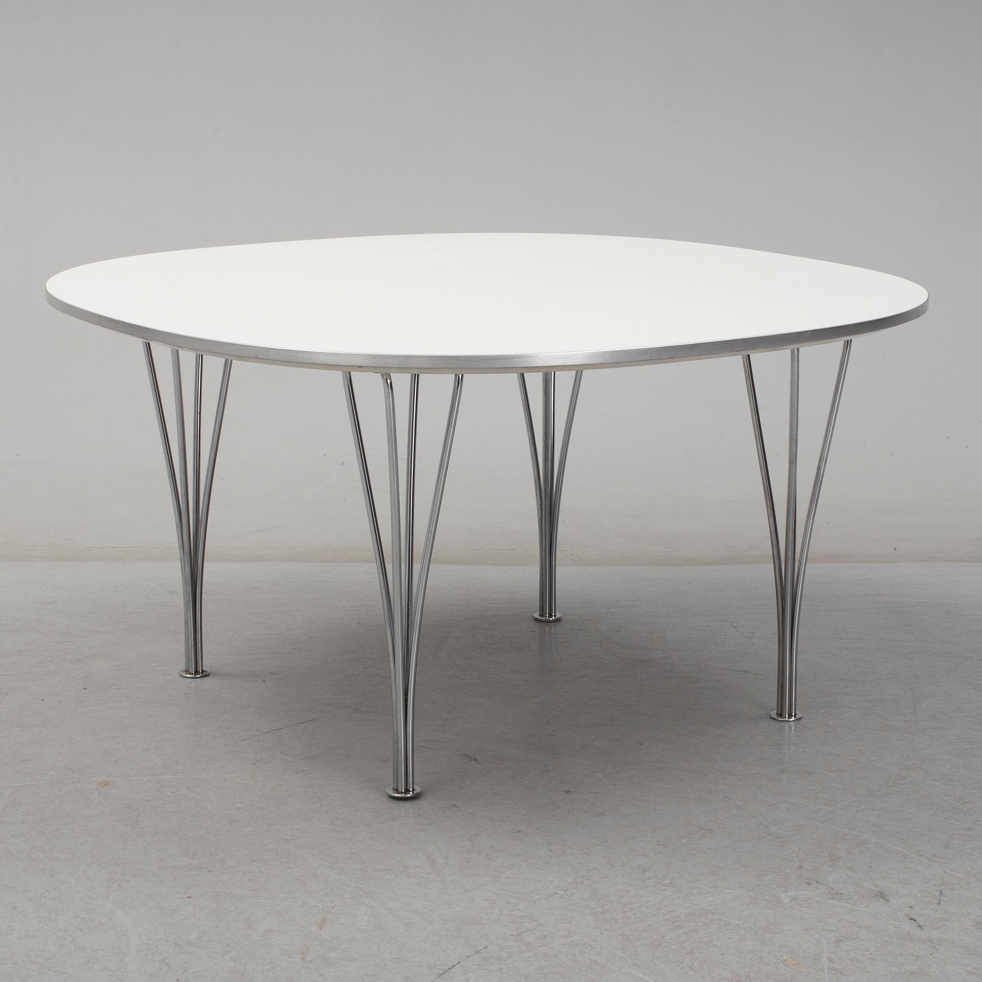 PIET HEIN och BRUNO MATHSSON, "Superellips", soffbord, Fritz Hansen, Danmark, 1988.