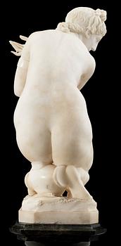 OKÄND KONSTNÄR, skulptur, alabaster, 1800/1900-tal.