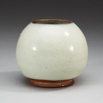 A pale lavender blue Chün water pot, Song/Yuan dynasty.