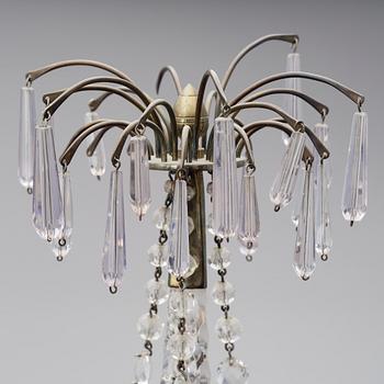 A PAIR OF TABLE CHANDELIERS, Russia early 19th century.