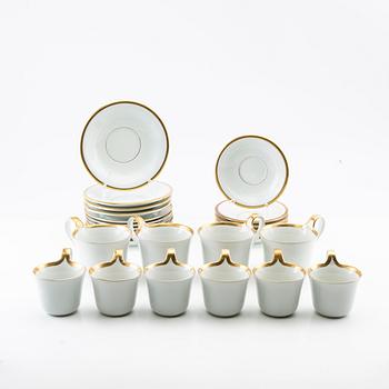 Service set, 10 pieces, Bing & Gröndahl Denmark porcelain, late 20th century.