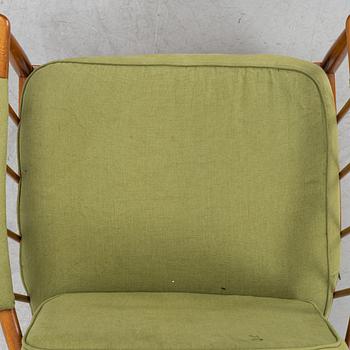 Kerstin Hörlin-Holmqvist, a pair of 'Skrindan' armchairs, OPE, Sweden, second half of the 20th century.