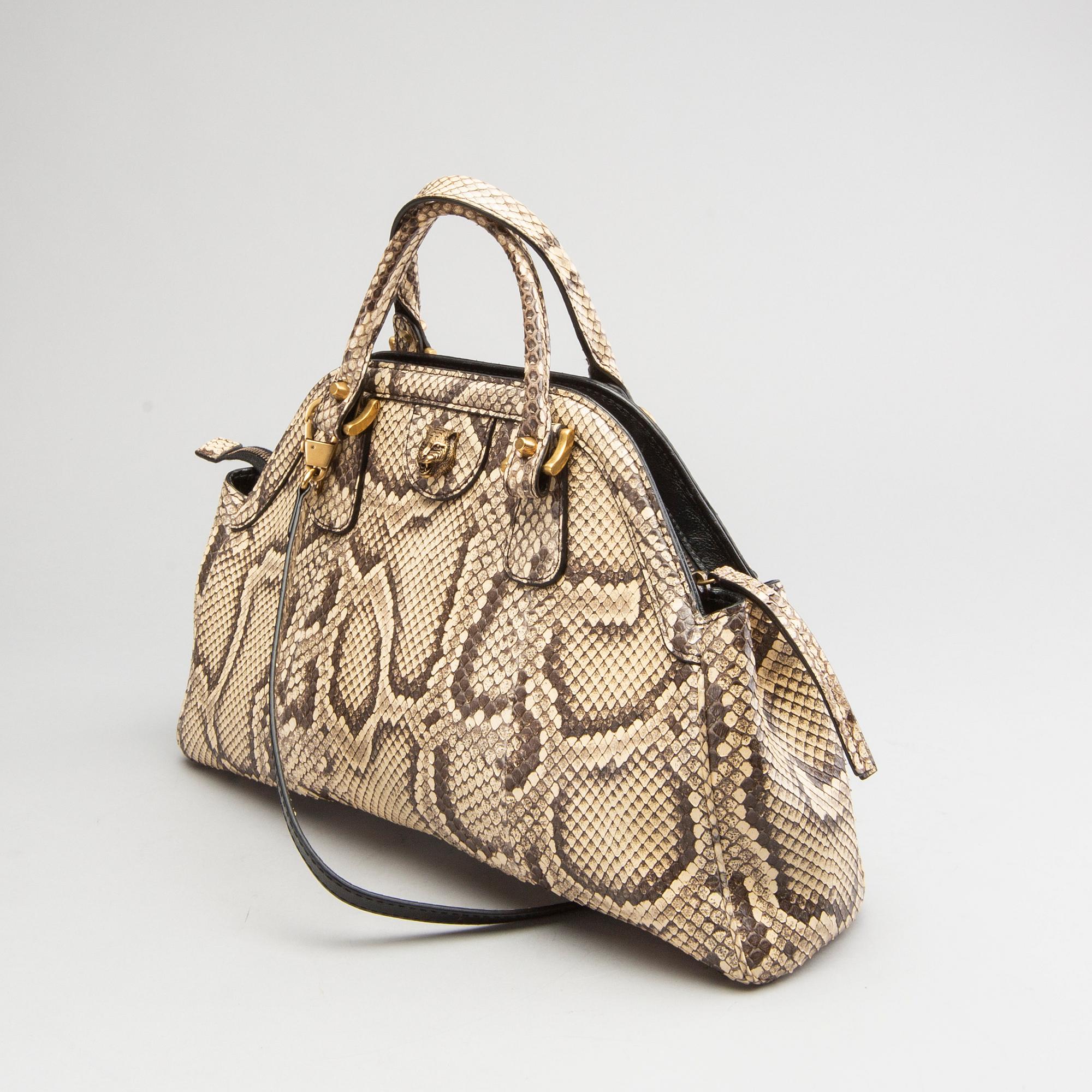 GUCCI, bag, snake skin.