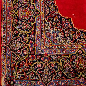 A RUG, a Kashan, ca 227 x 142 cm, signed Kashan - Shadi/Keshan Shadsar.