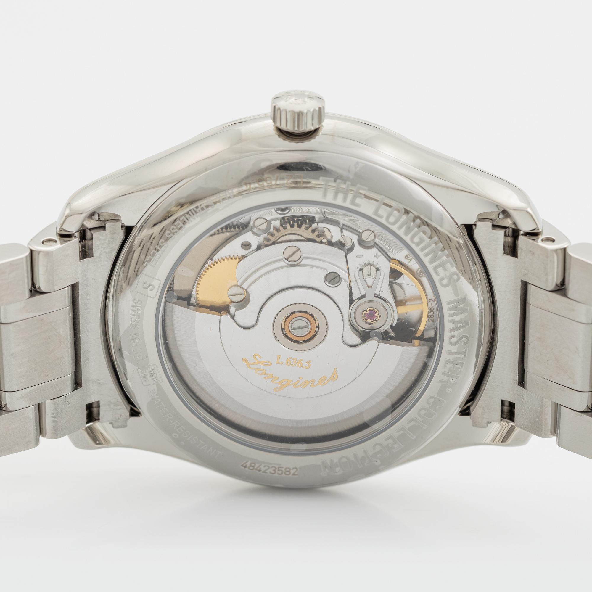 Longines, Master Collection, "Diamond Dial", wristwatch, 38,5 mm.