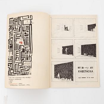 Pontus Hultén m.fl, blandteknik "Boulevardkartongen Tvångsblandaren" 1955.