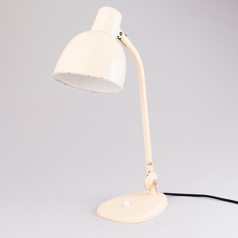 A mid 20th century desk lamp  by PSO, Pohjoismainen Sähkö Oy, Finland.
