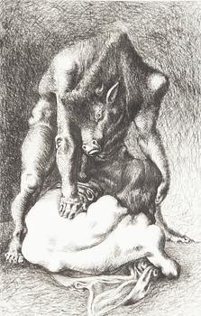 Michael Ayrton, "Minotaur", 2 pcs.