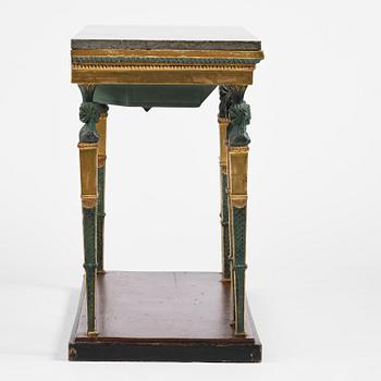 Konsolbord, Stockholmsarbete, omkring år 1800, Sengustavianskt.