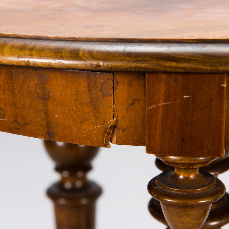 A pair of late 19th Century lamp tables.