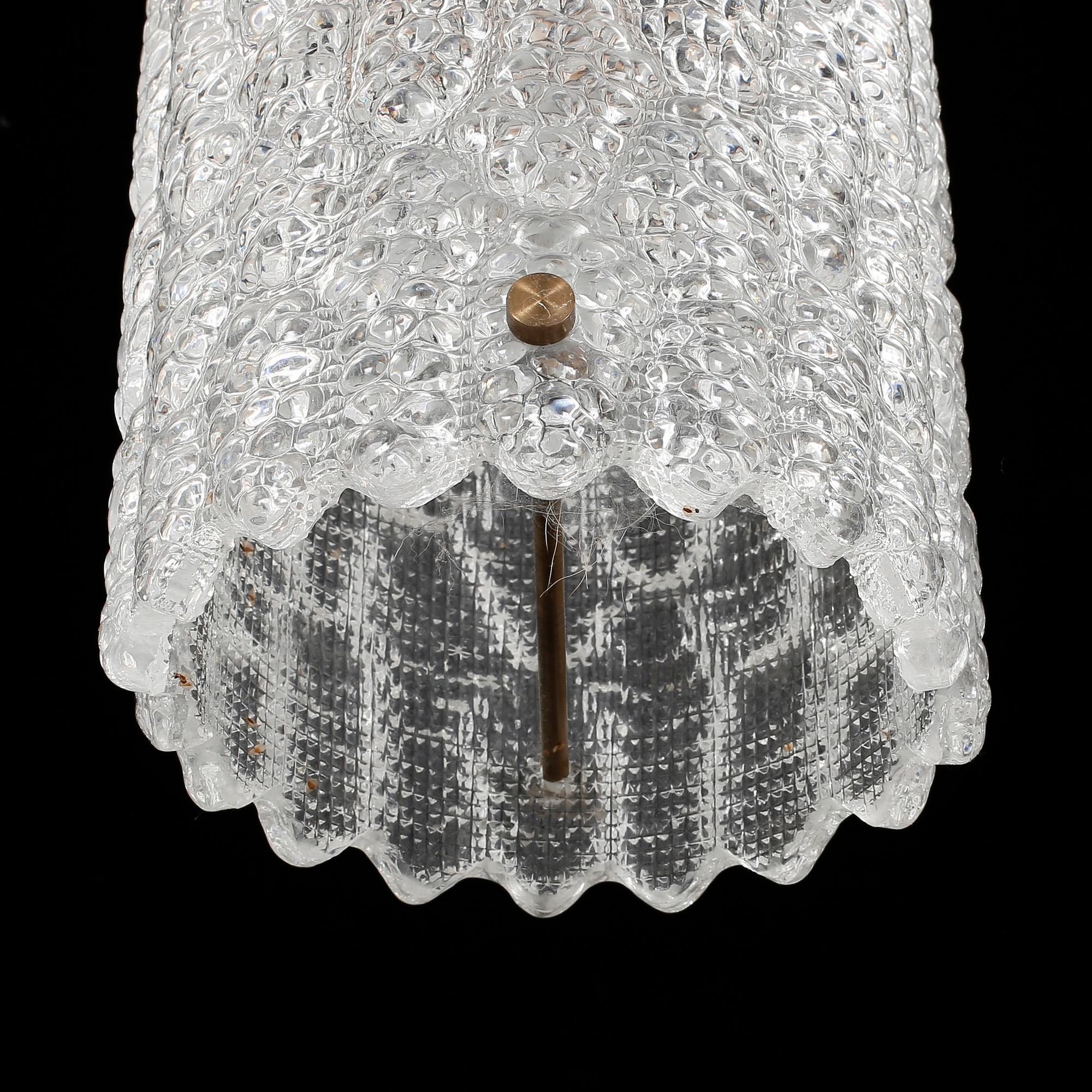 TAKLAMPA, Carl Fagerlund, Orrefors, 1950-60-tal.