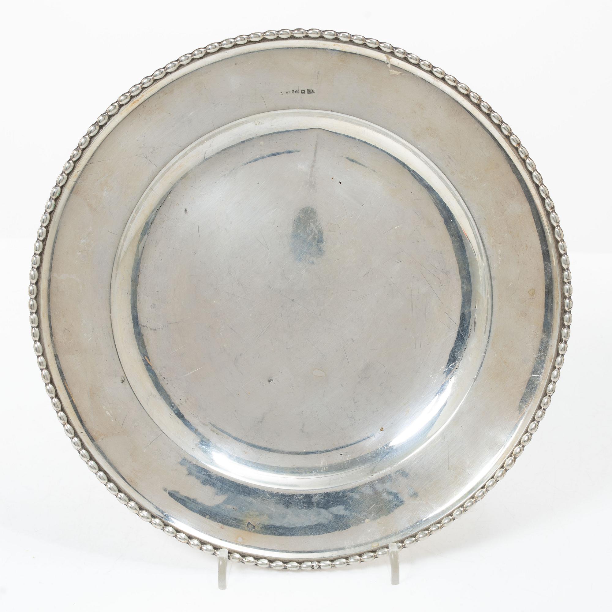 Dish, silver, GF Hallengren, Malmö 1928.