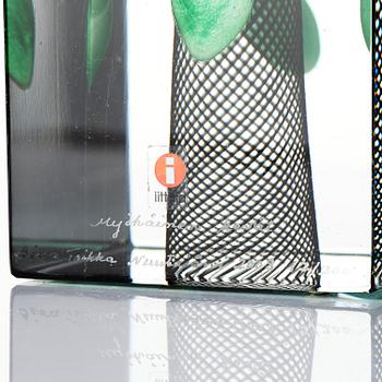 Oiva Toikka, a "Myöhäinen kevät" (Late Spring) glass sculpture, Nuutajärvi, Notsjö, 2008 for Iittala, Finland, ed 12/200.