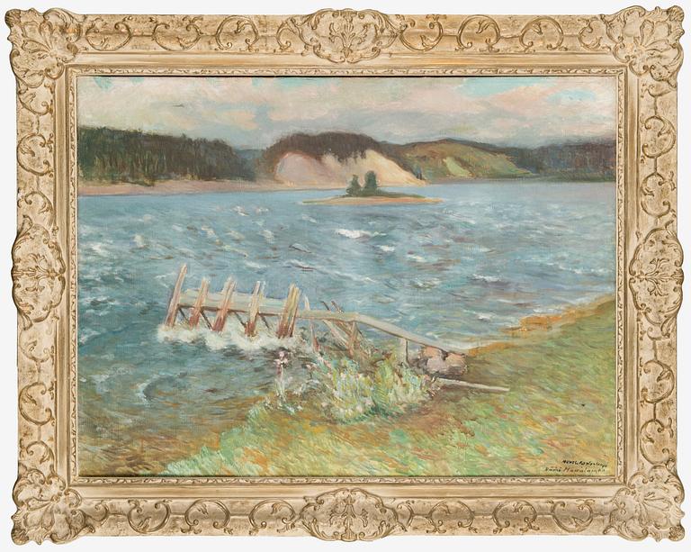 Väinö Hämäläinen, Sjölandskap från Montanlampi.