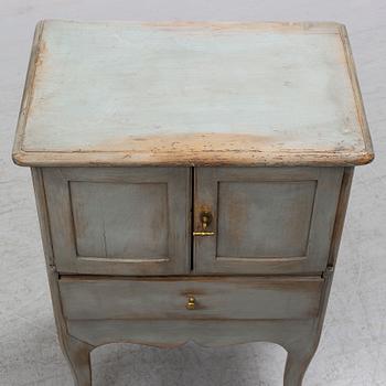 A Rococo bedside table, second half of the 18th century.