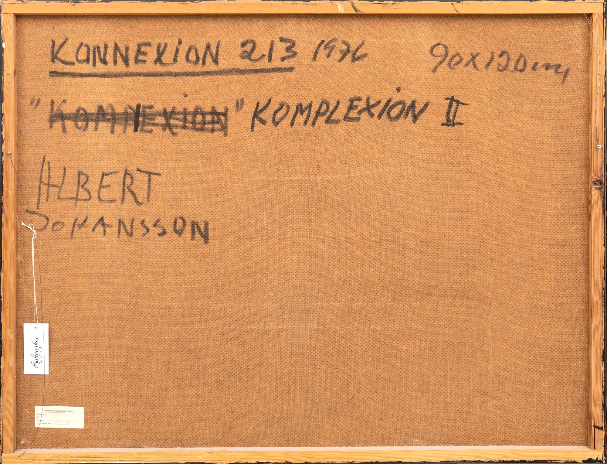 Albert Johansson,  oil on panel signed and dated 1976.