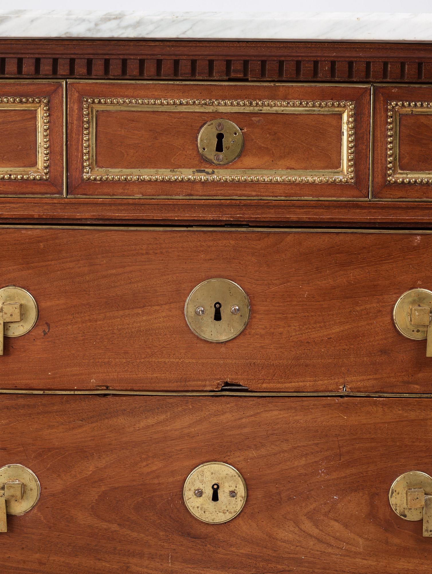 Byrå, tillskriven Fredrik August Eckstein (mästare i Stockholm 1794-1814), Sengustaviansk.