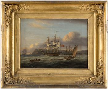 THOMAS LUNY, attributed to, oil on panel, bears signature Luny and dated 1827.