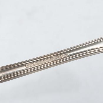 Cutlery, 30 pieces, silver, England and Sweden, including John Walton, Newcastle 1836.