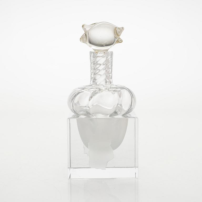 Tiina Nordström, an art glass signed Tiina Nordström, Iittala 1991.