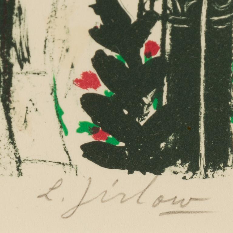 Lennart Jirlow, lithograph in colours, 1984, signed 387/480.