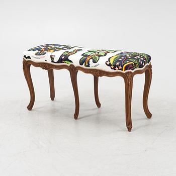 A rococo style bench, early 20th Century.