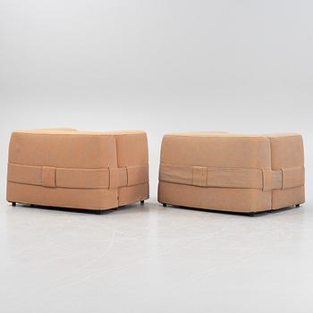 Mario Bellini, a pair of armchairs, Cassina, Italy.