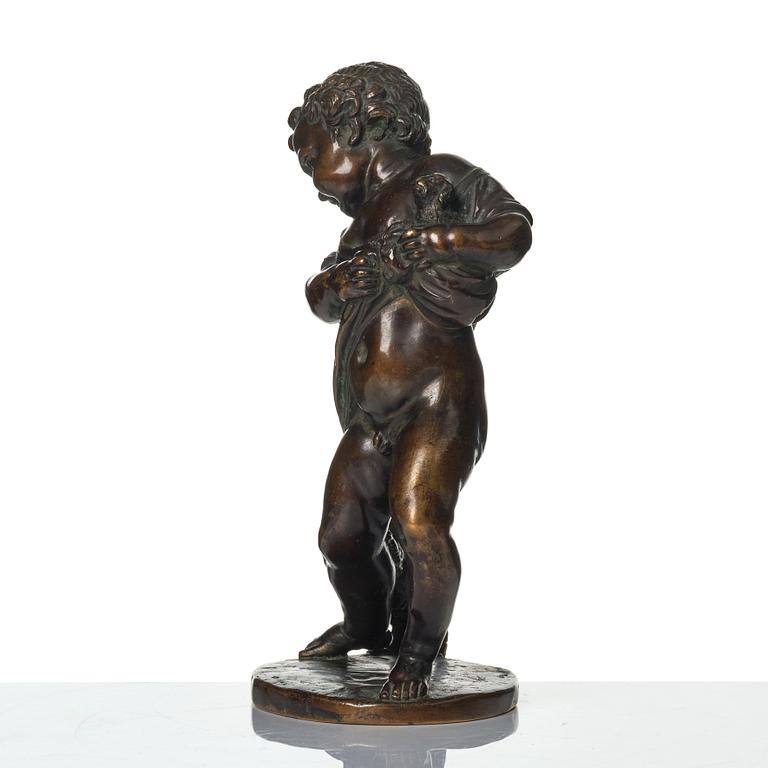 Claude Michel Clodion, after, "Putto with dogs", 19th century.